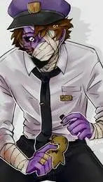 ai character: Michael afton  background