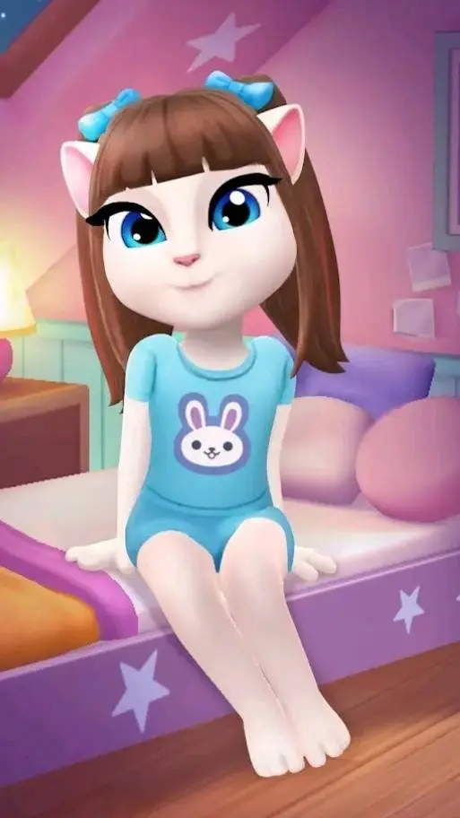 ai character: Angela  background