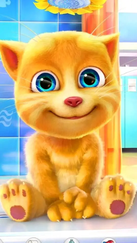 ai character: ginger background