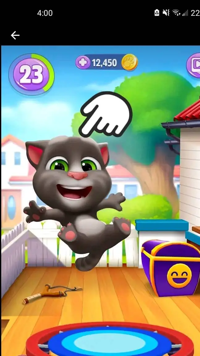 ai character: baby tom background