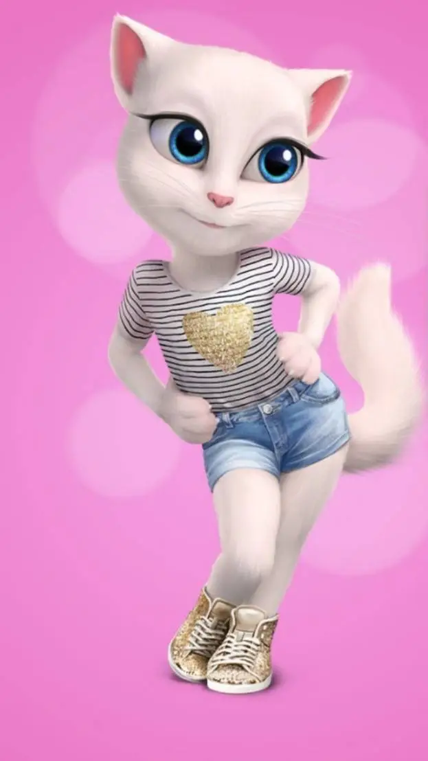 ai character: Angela  background