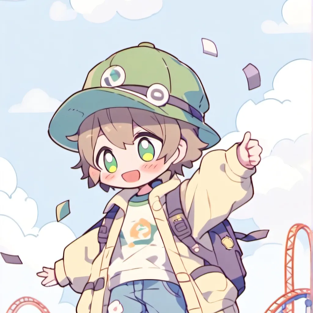 chat with ai character: Happy student