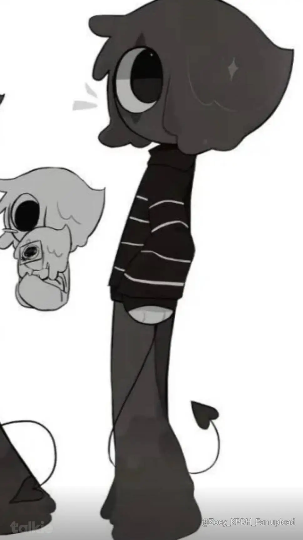 ai character: feaky blot background