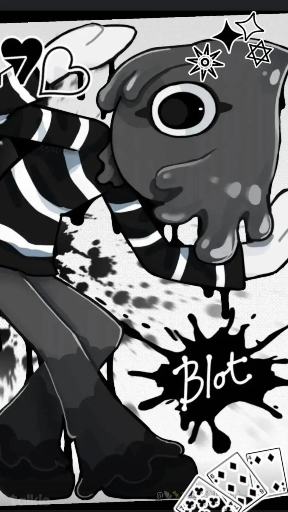 ai character: blot background