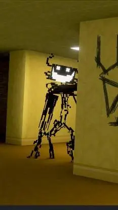 ai character: backrooms background
