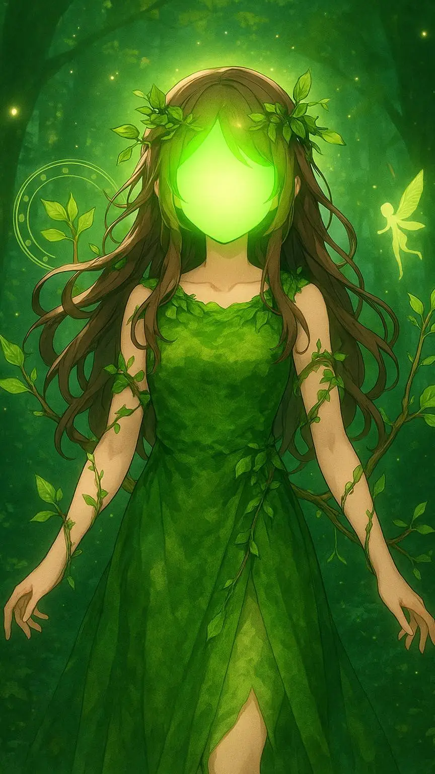 ai character: Terra background