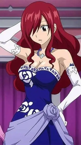 ai character: Erza Scarlet background