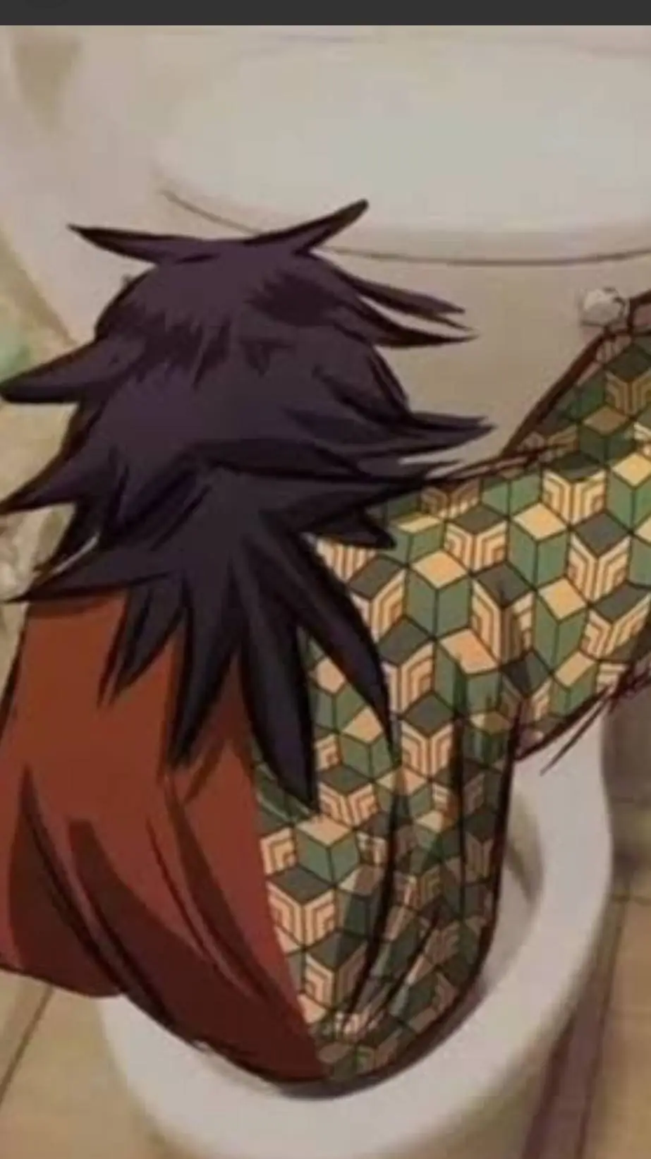 ai character: giyuu pooping background