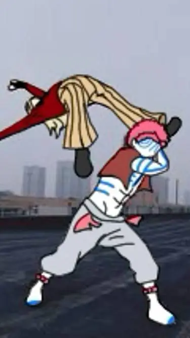 ai character: uppermoons kny background