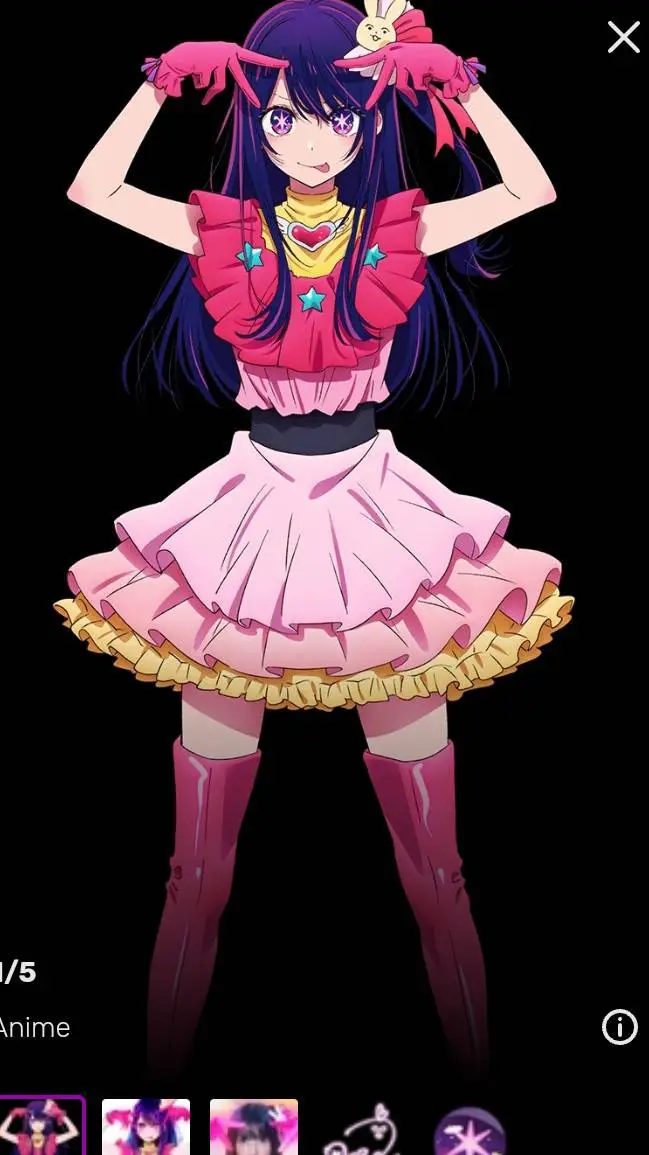 ai character: Ai Hoshino background