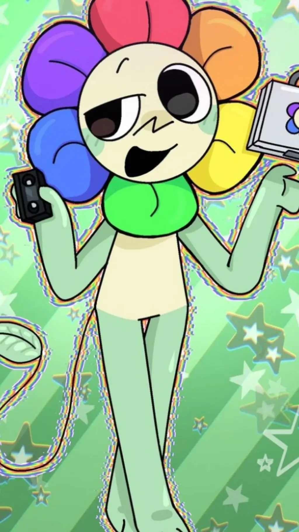 ai character: dandy x poppy 🤮 background