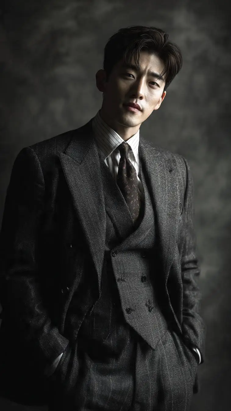 ai character: dad kimjisoo  background
