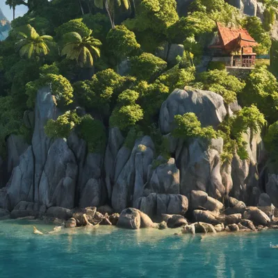 chat with ai character: Sc on island