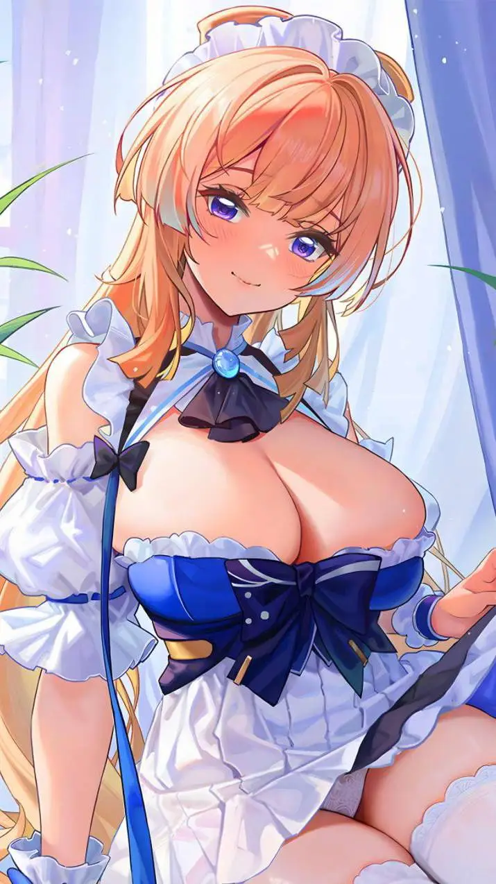 ai character: garota empregada s background