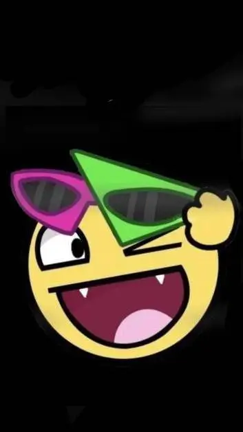 ai character: final feliz....  background