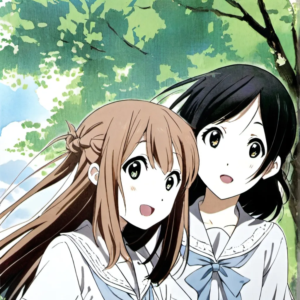 chat with ai character: Violet and Chloe