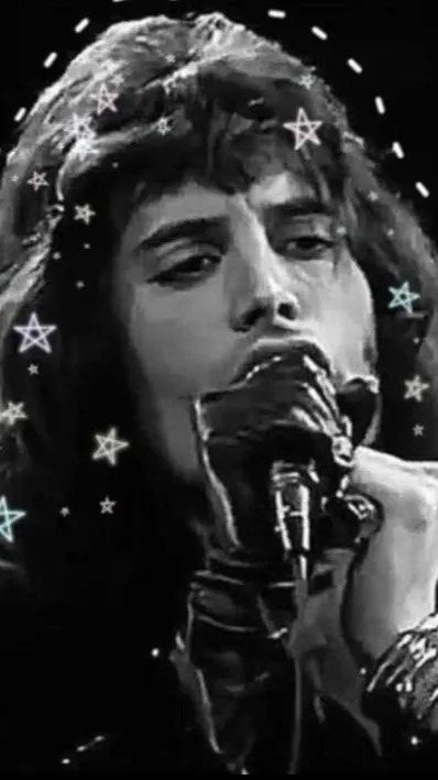 ai character: Freddie Mercury  background