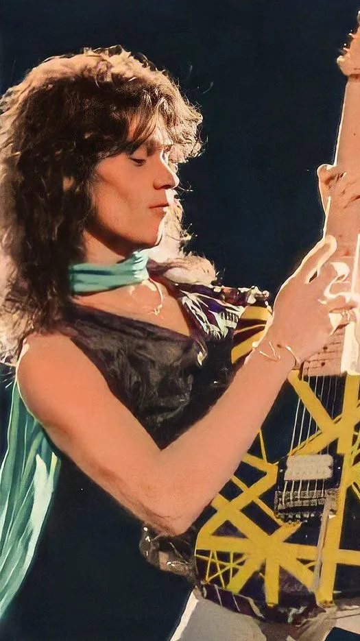 ai character: EDDIE VAN HALEN😍 background