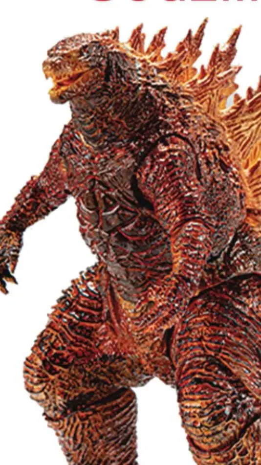 ai character: Thermo godzilla background