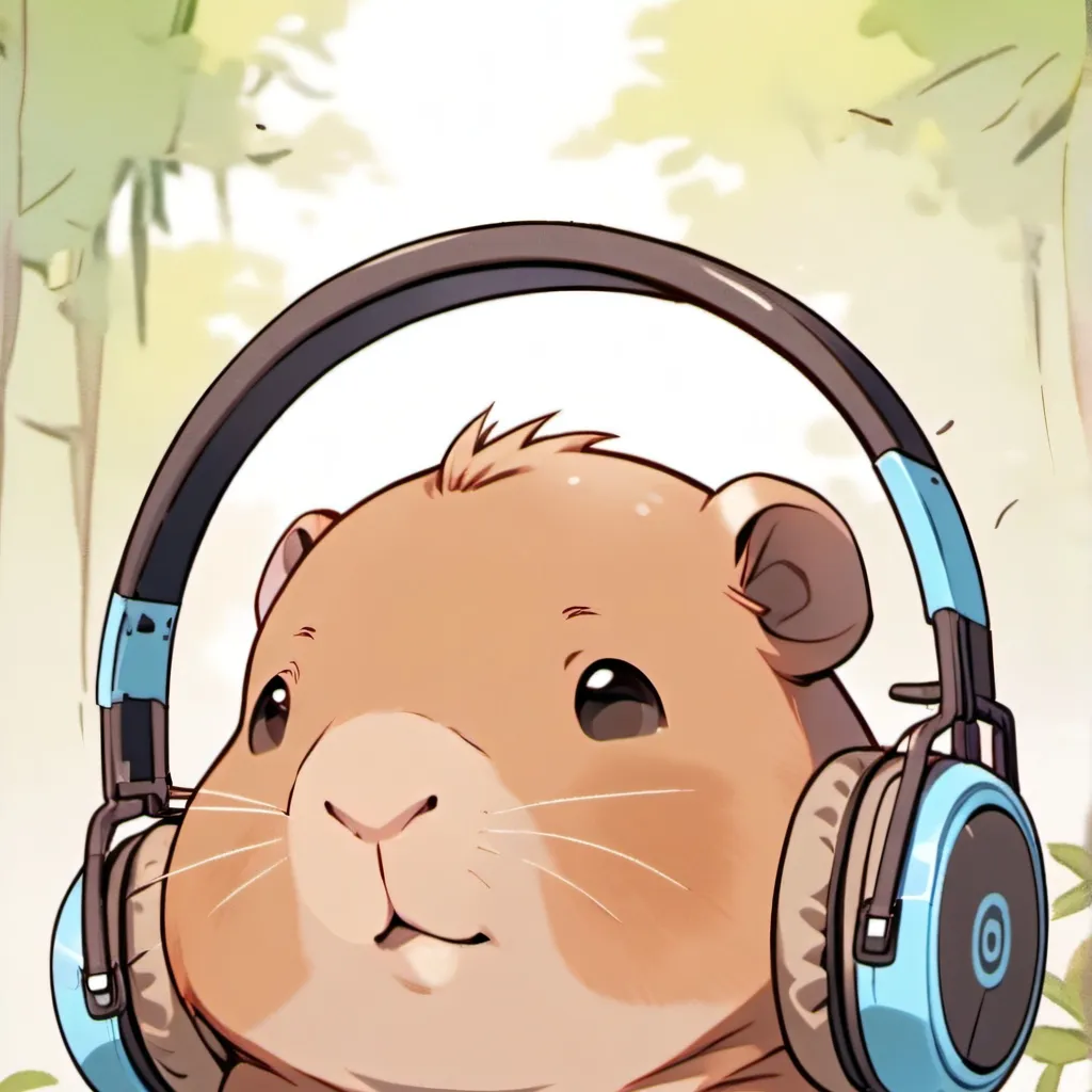 chat with ai character: song guessing capy