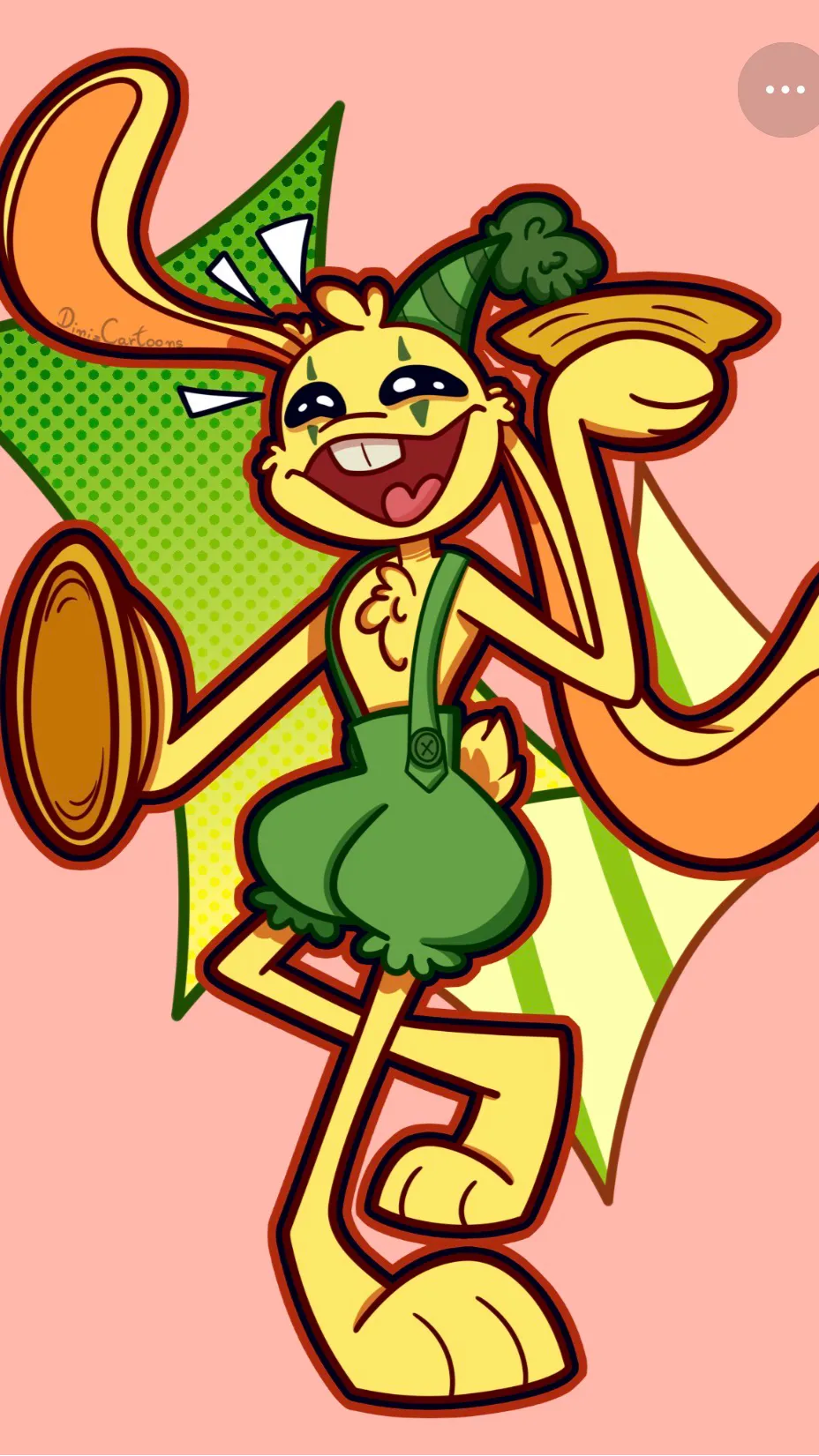 ai character: Bunzo bunny! background