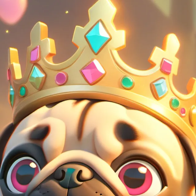 chat with ai character: royal pug puppy 