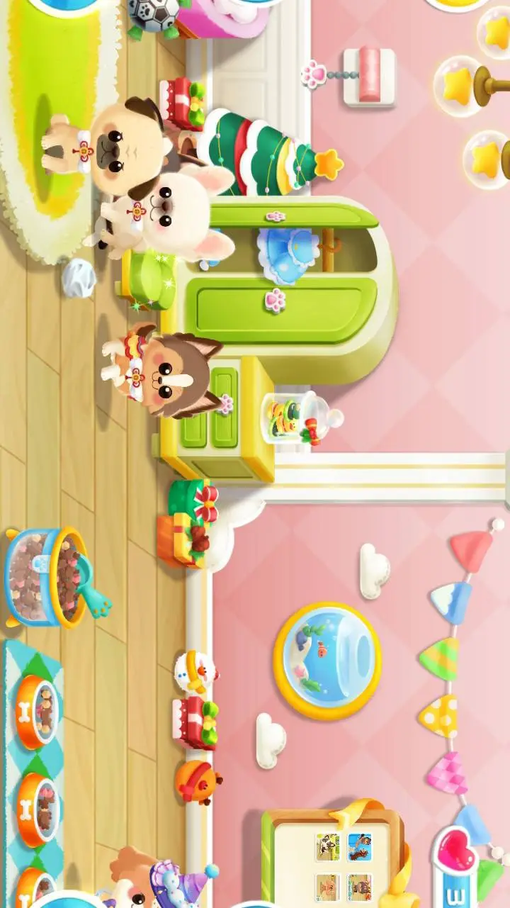 ai character: Pet dog life AU background