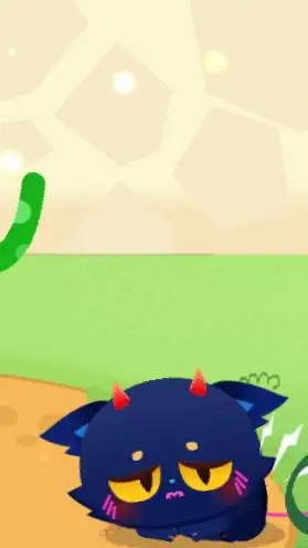 ai character: Hungry Kitty  background