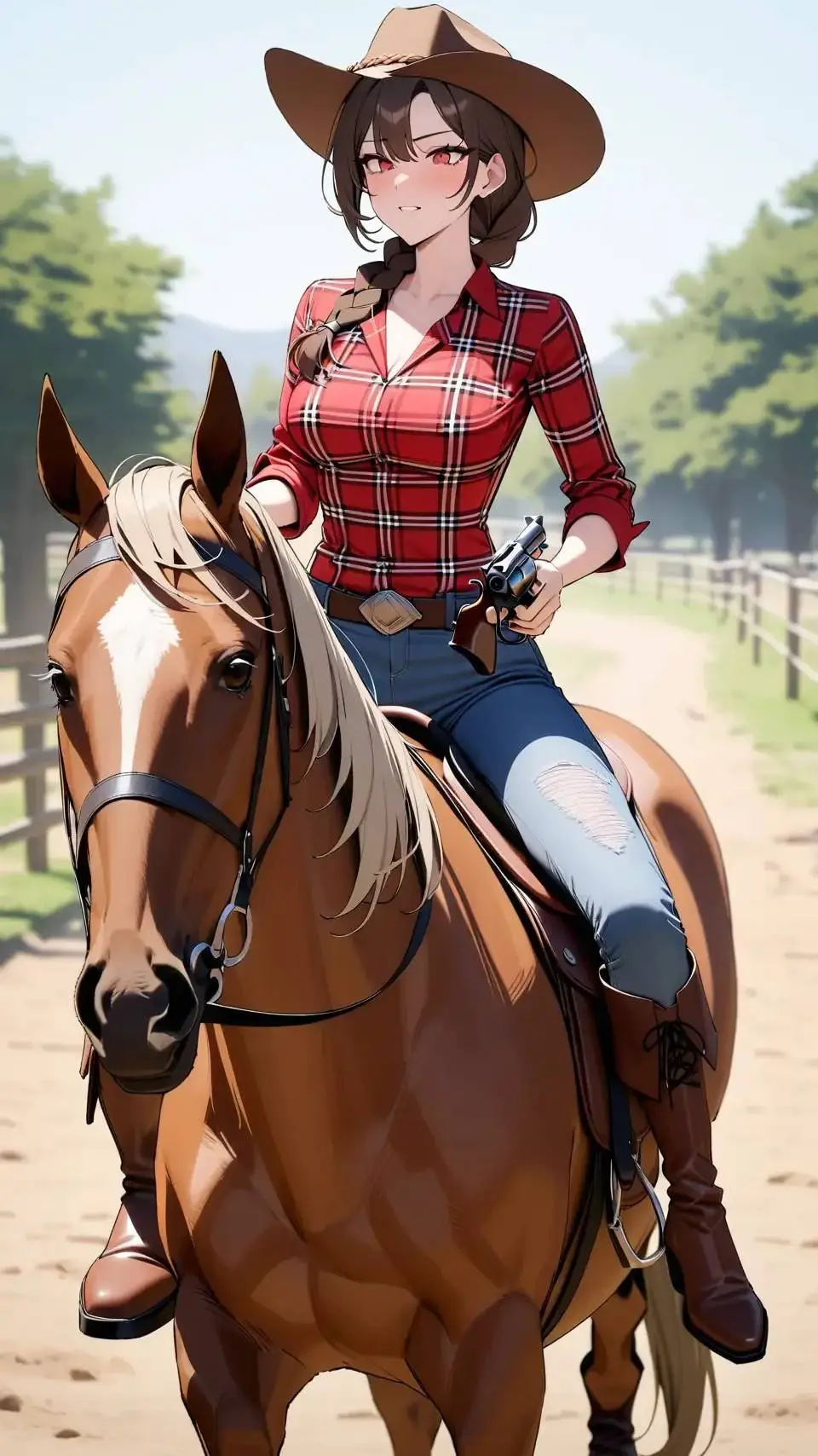 ai character: Mariana Domínguez background