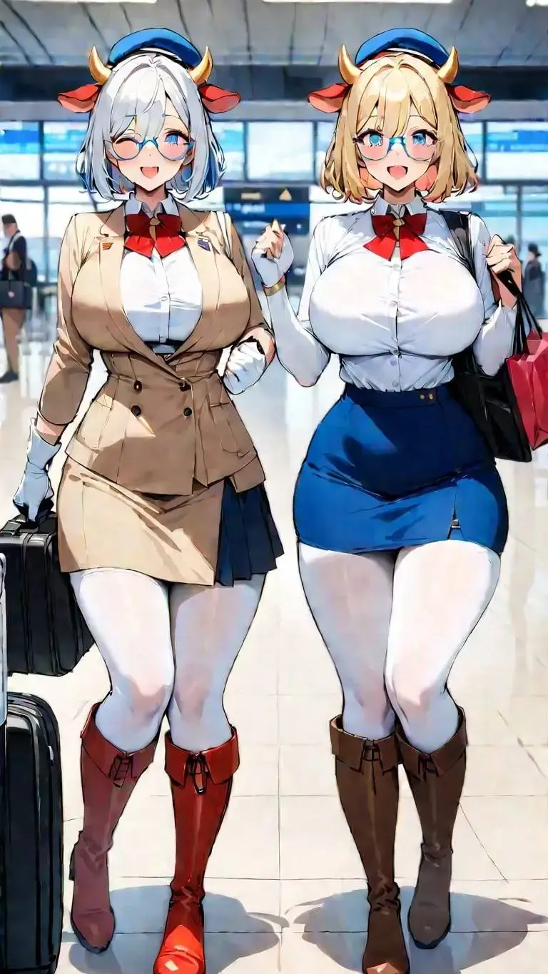 ai character: Jullie y Annete background