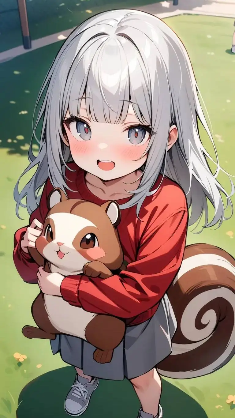 ai character: Keira y chippymunk background