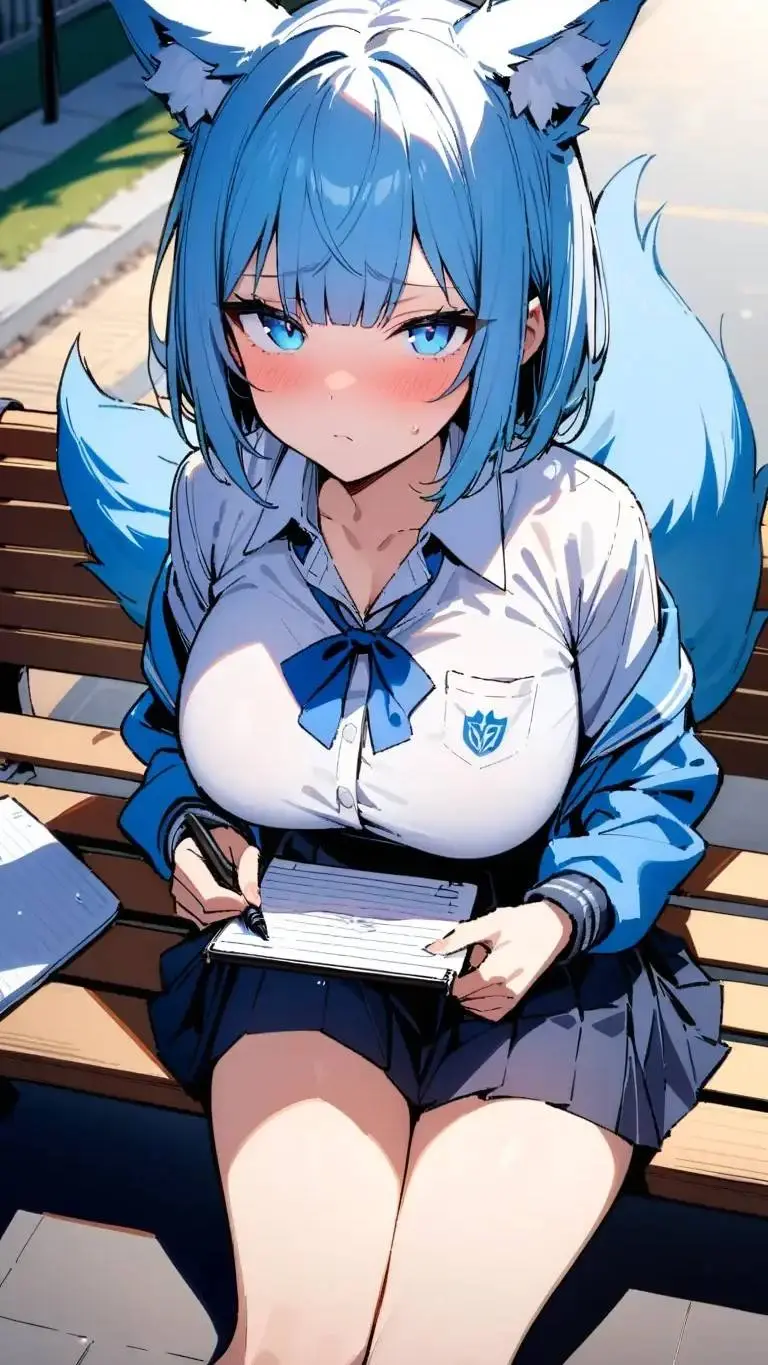 ai character: Kaga Mayubi background
