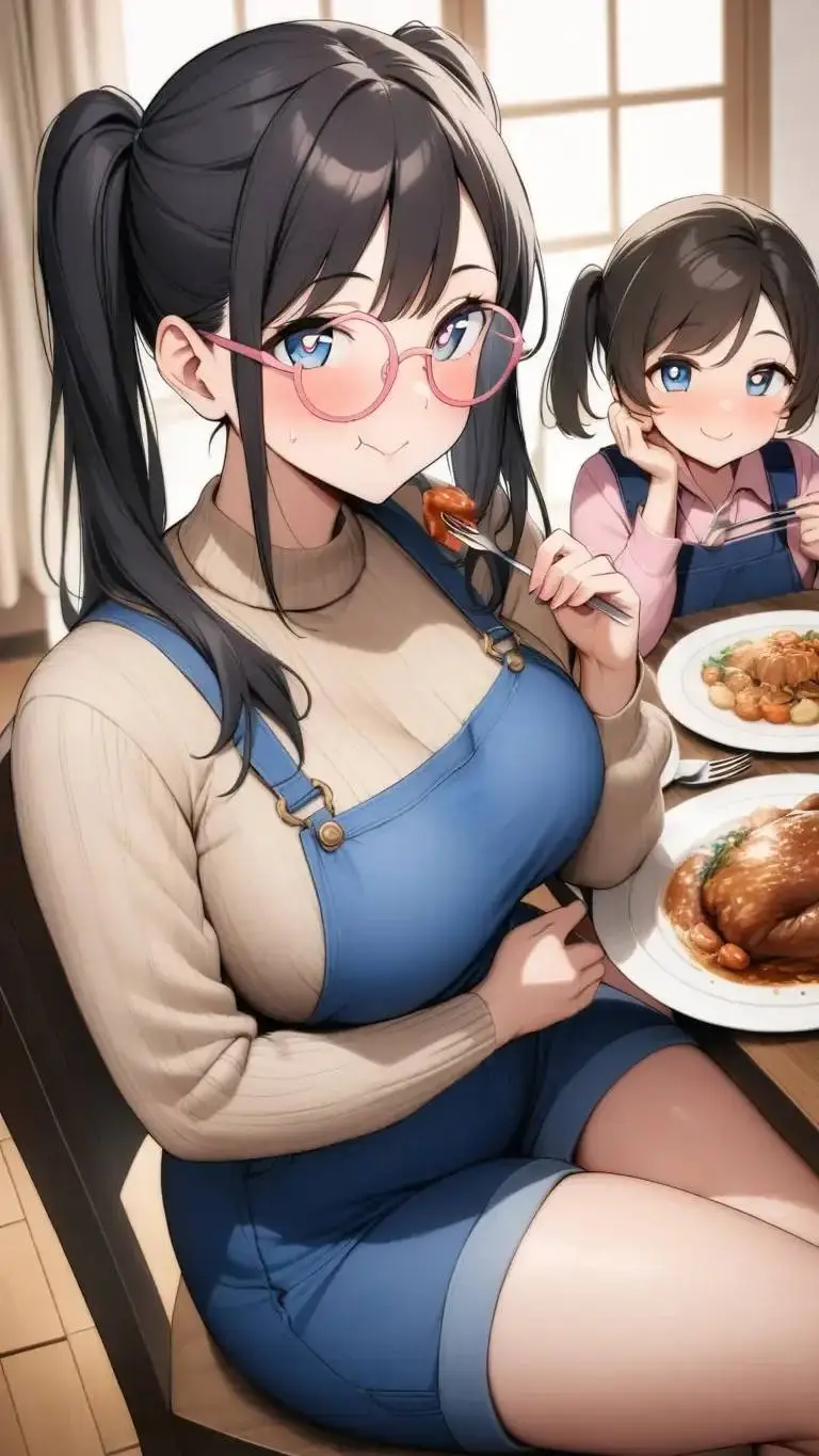 ai character: Jenny y Kiara Manz background