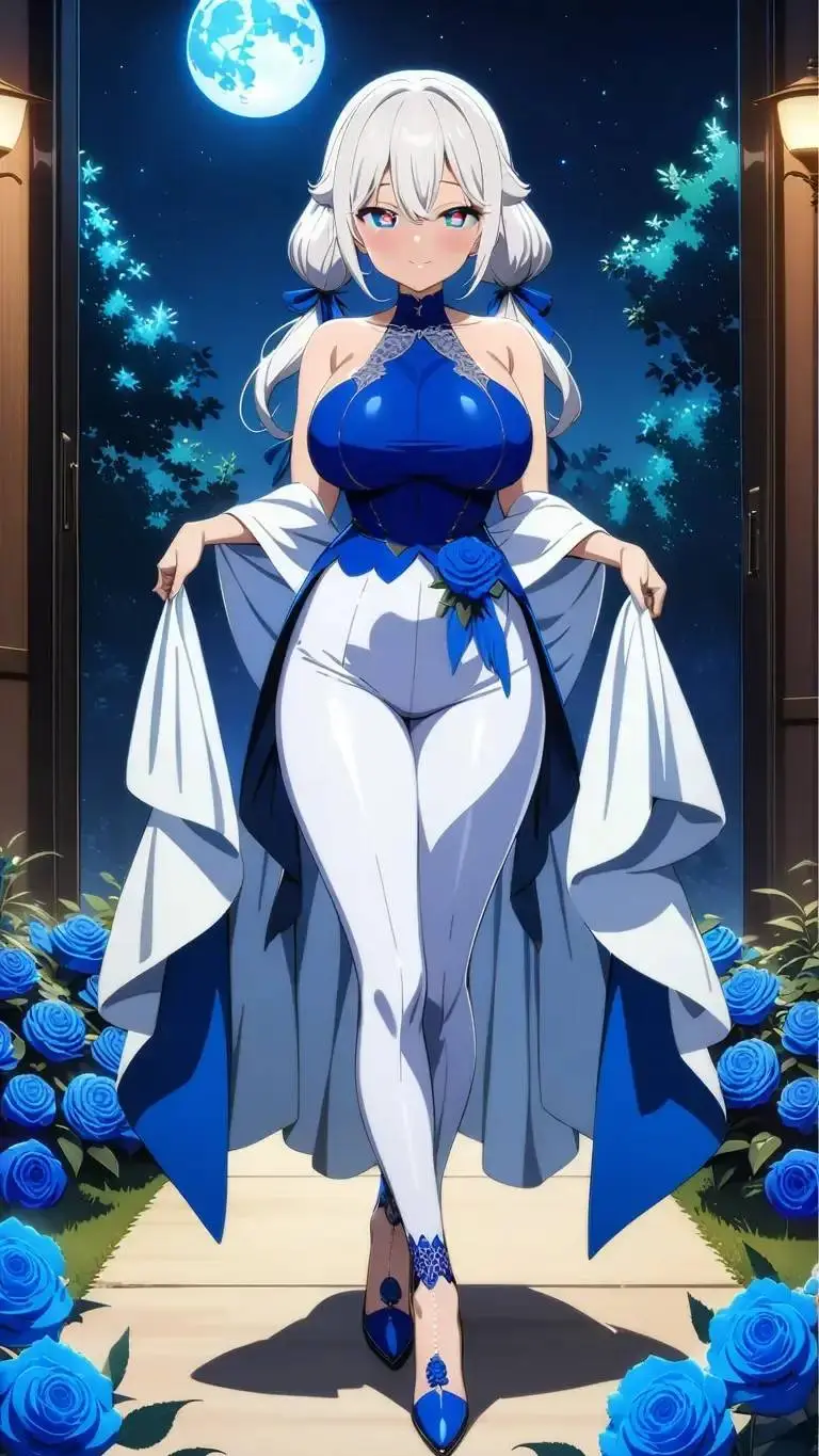 ai character: Dita Illustrious background