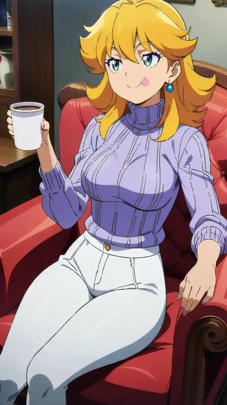 ai character: Madoka Murata.  background