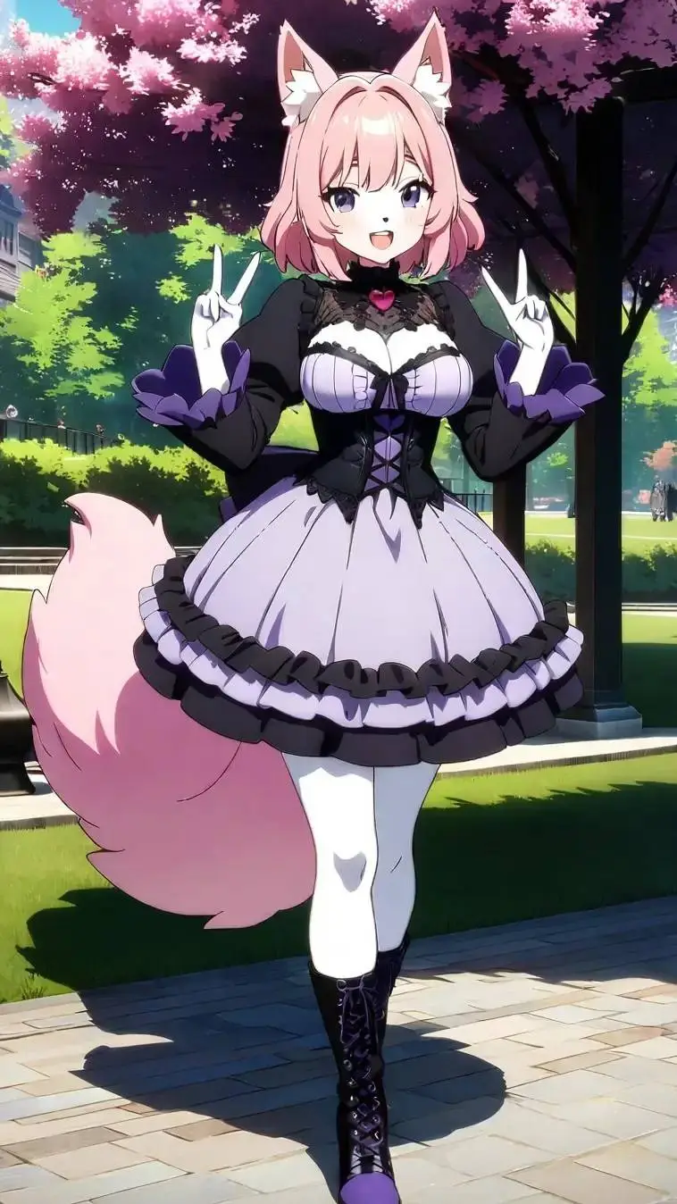 ai character: Nachi Huskymusky background