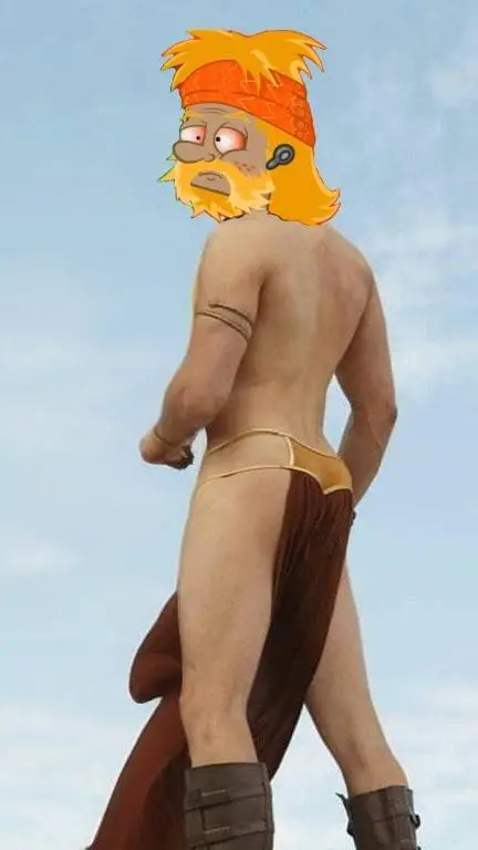 ai character: noruego del barrio background