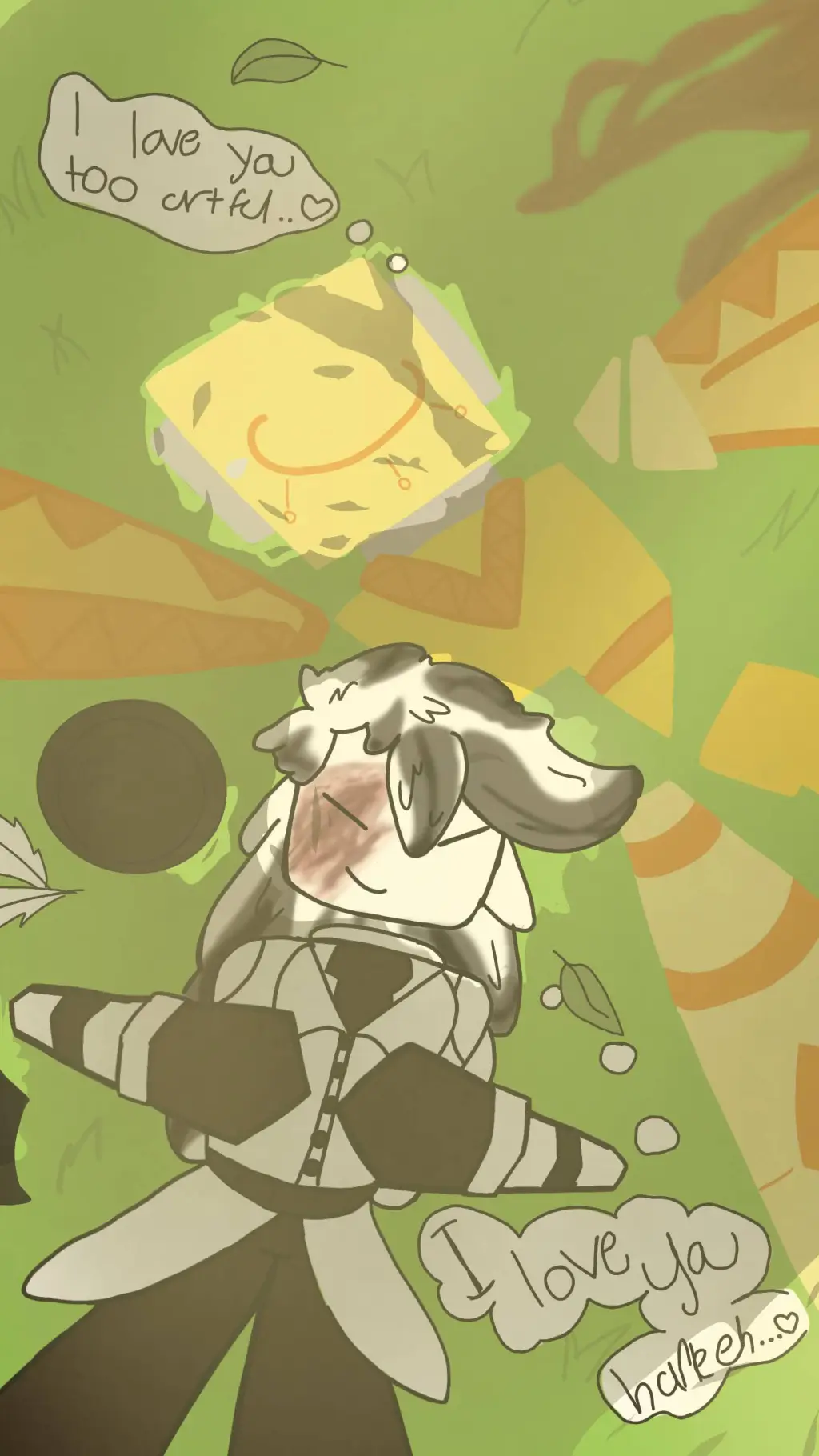 ai character: harkenxartful background