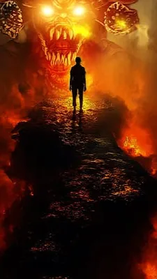 ai character: ￼The devil  background