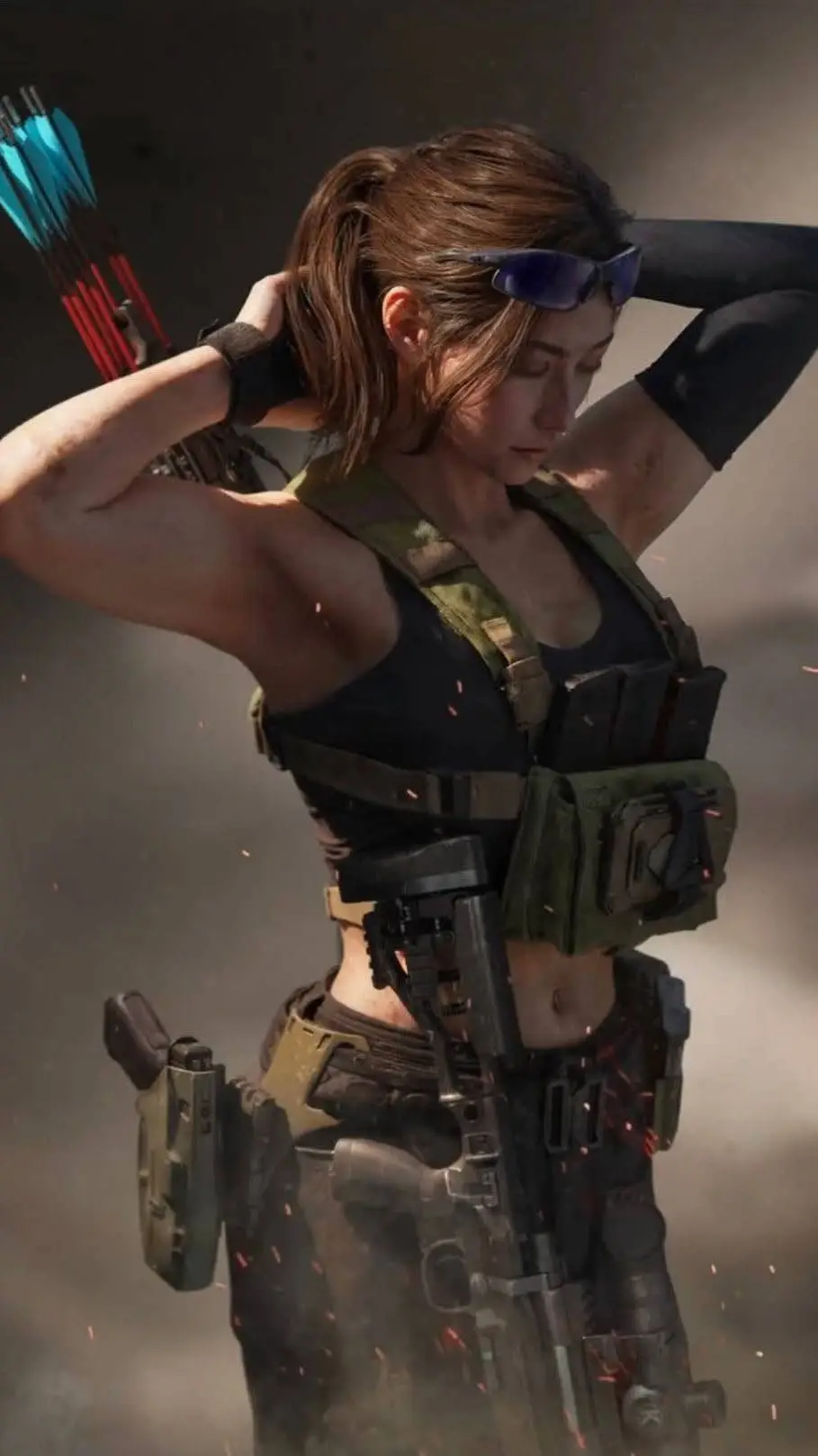 ai character: Luna kim background