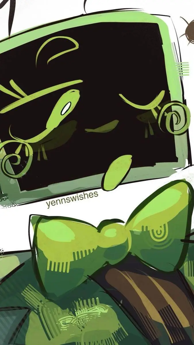 ai character: 🟢✨Vee✨🟢 background