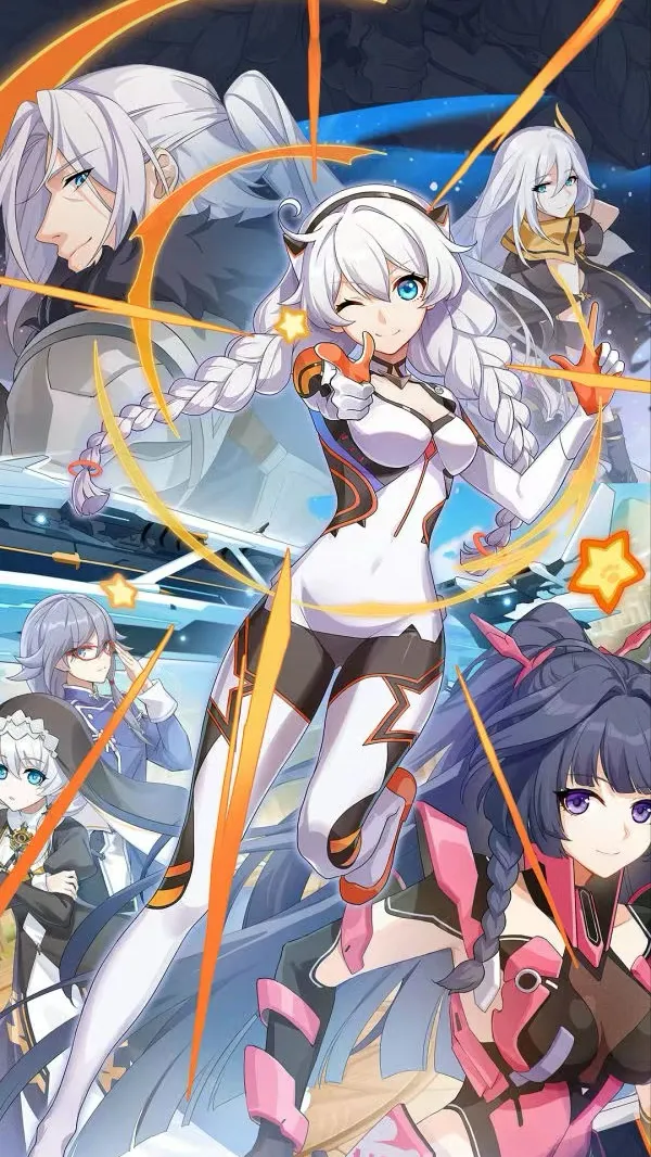 ai character: Kiana Kaslana background