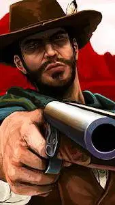 ai character: West  Gunfighter  background