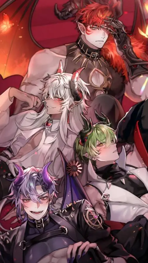 ai character: Kiss in Hell~ background