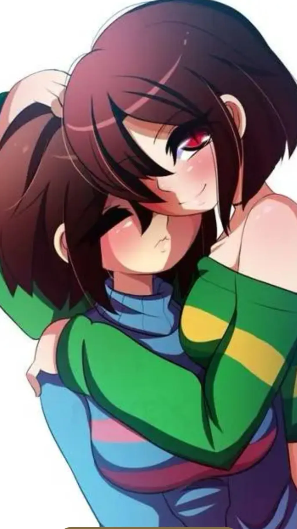 ai character: Frisk and Chara background