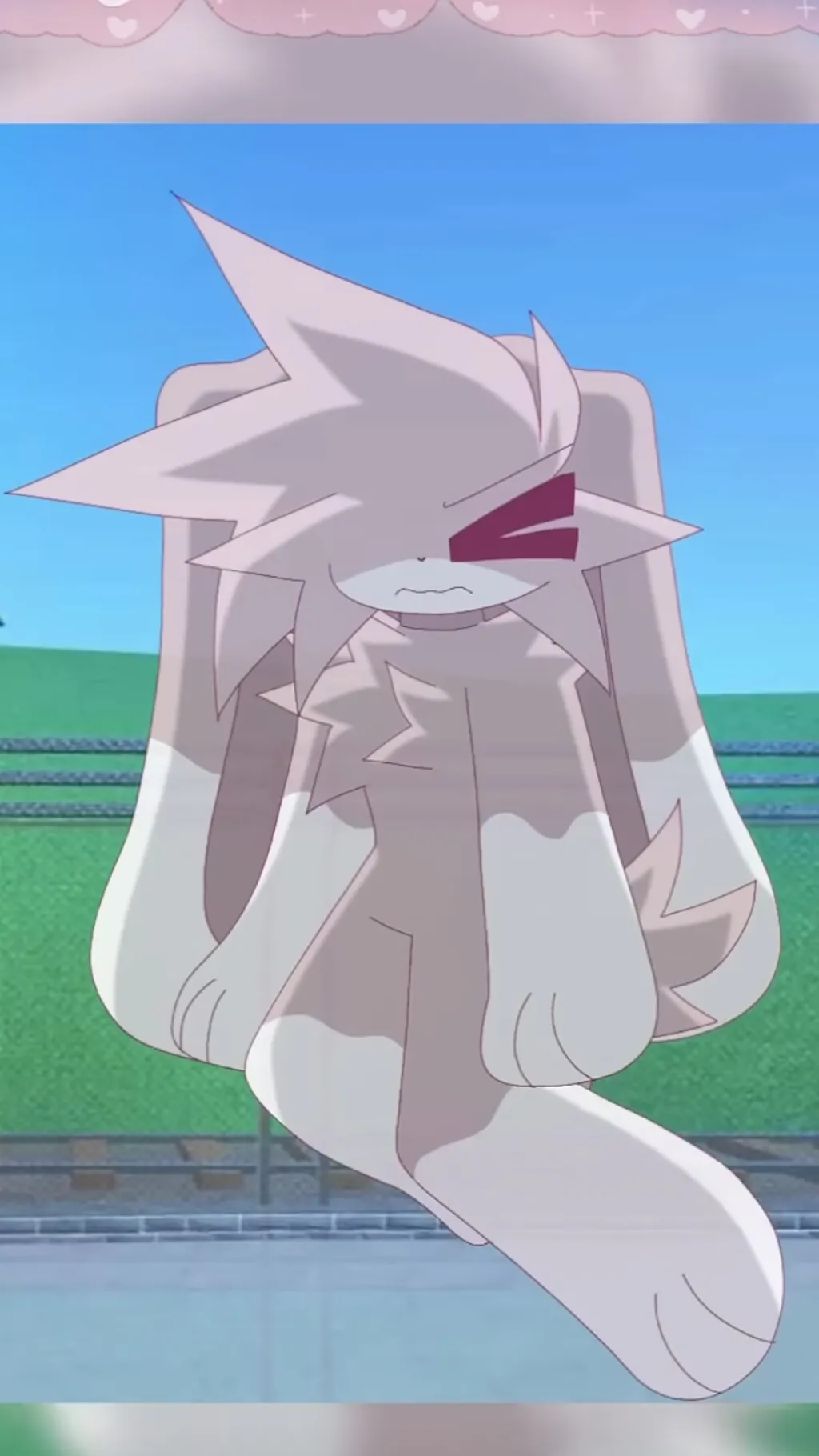 ai character: Little bunny ￼ background