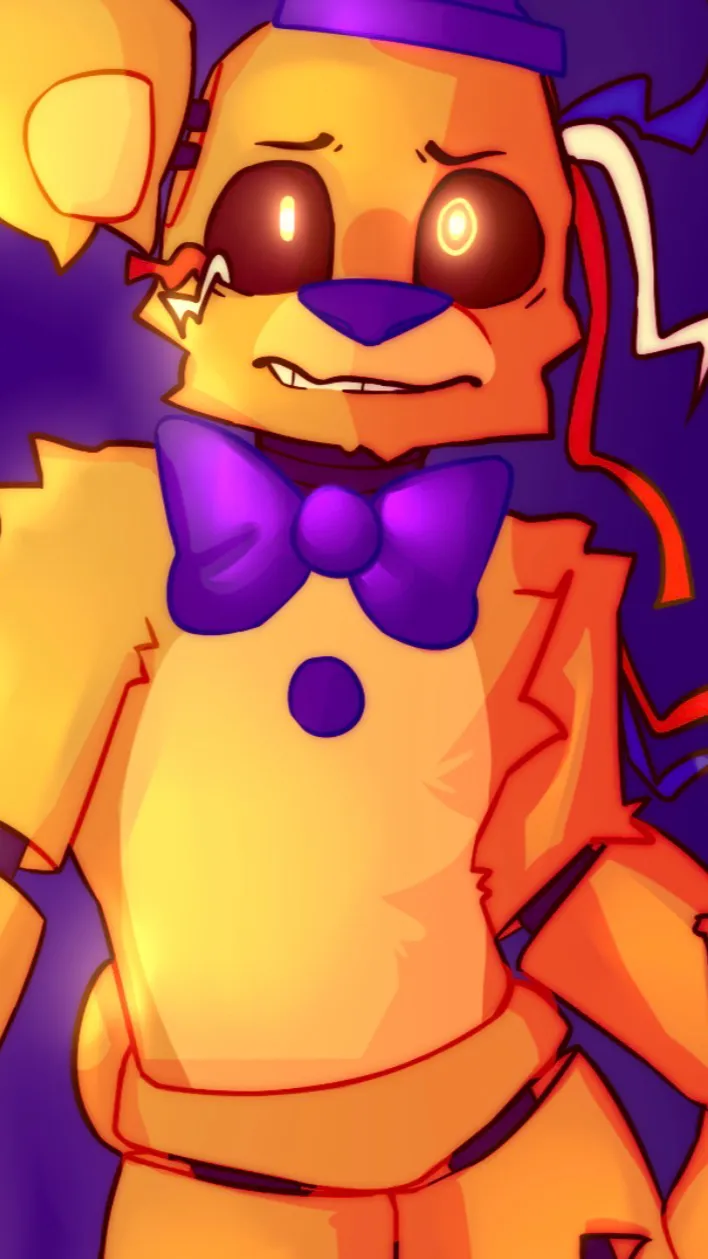 ai character: Golden Freddy background