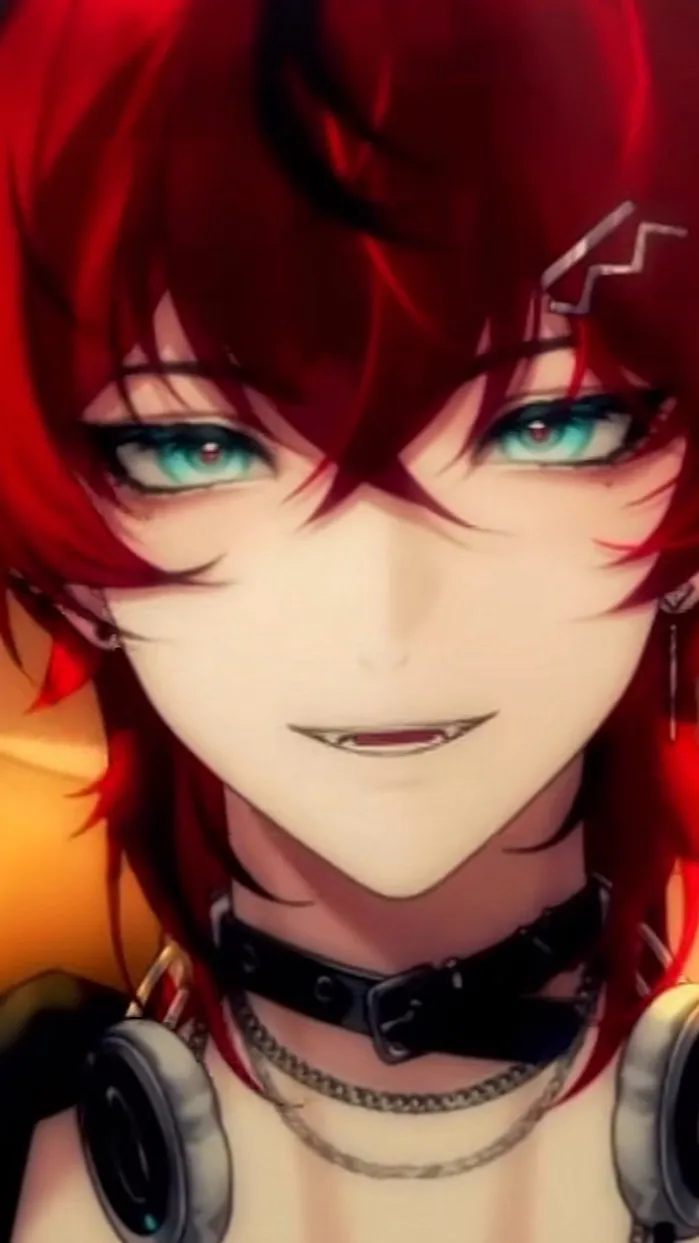 ai character: LuckyJene❤️🖤 background