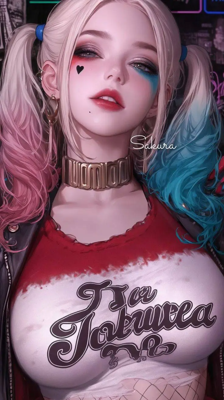 ai character: バンプ (Arlequina) background