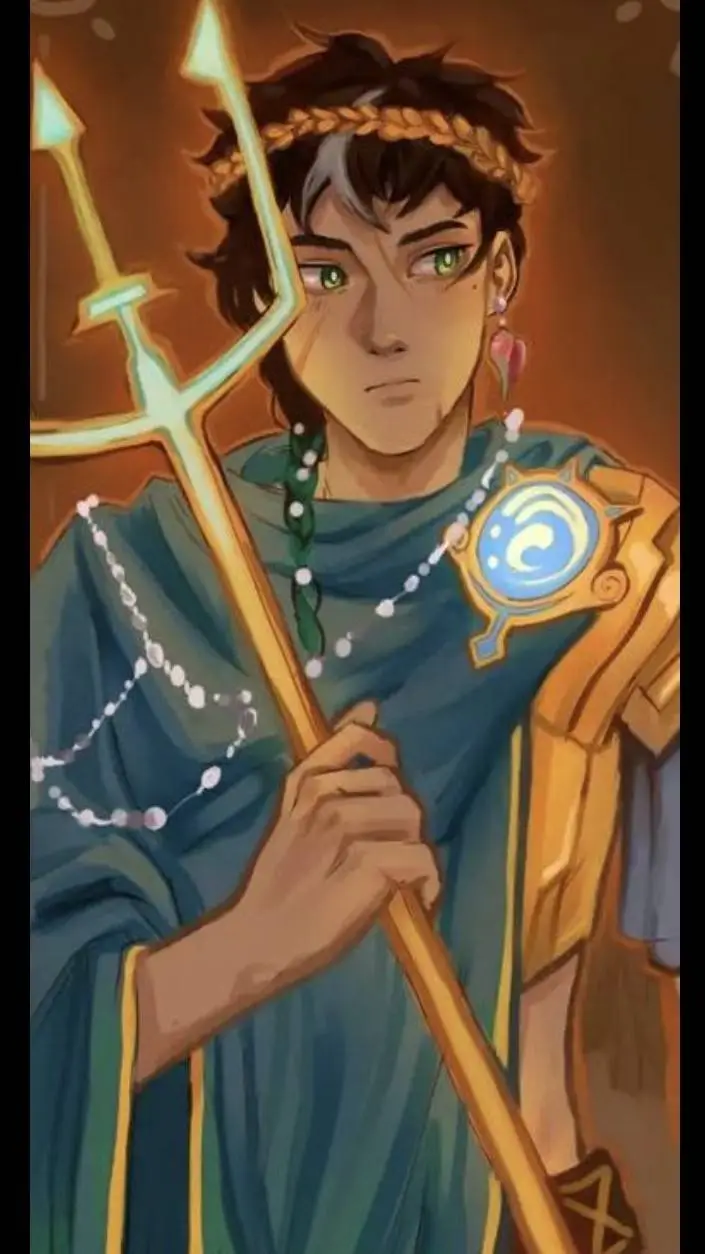 ai character: Percy Jackson (God background